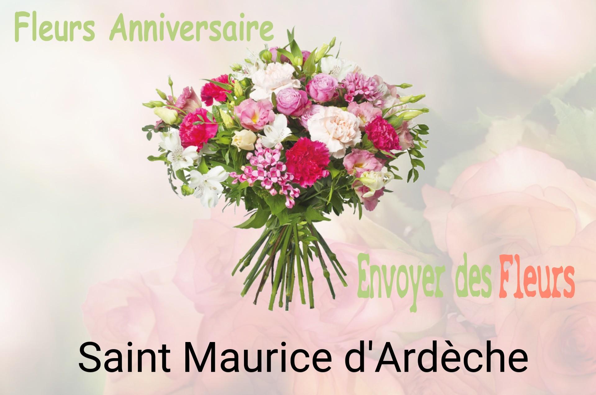 Bouquet de fleurs d’anniversaire livré à Saint-Maurice-d'Ardèche