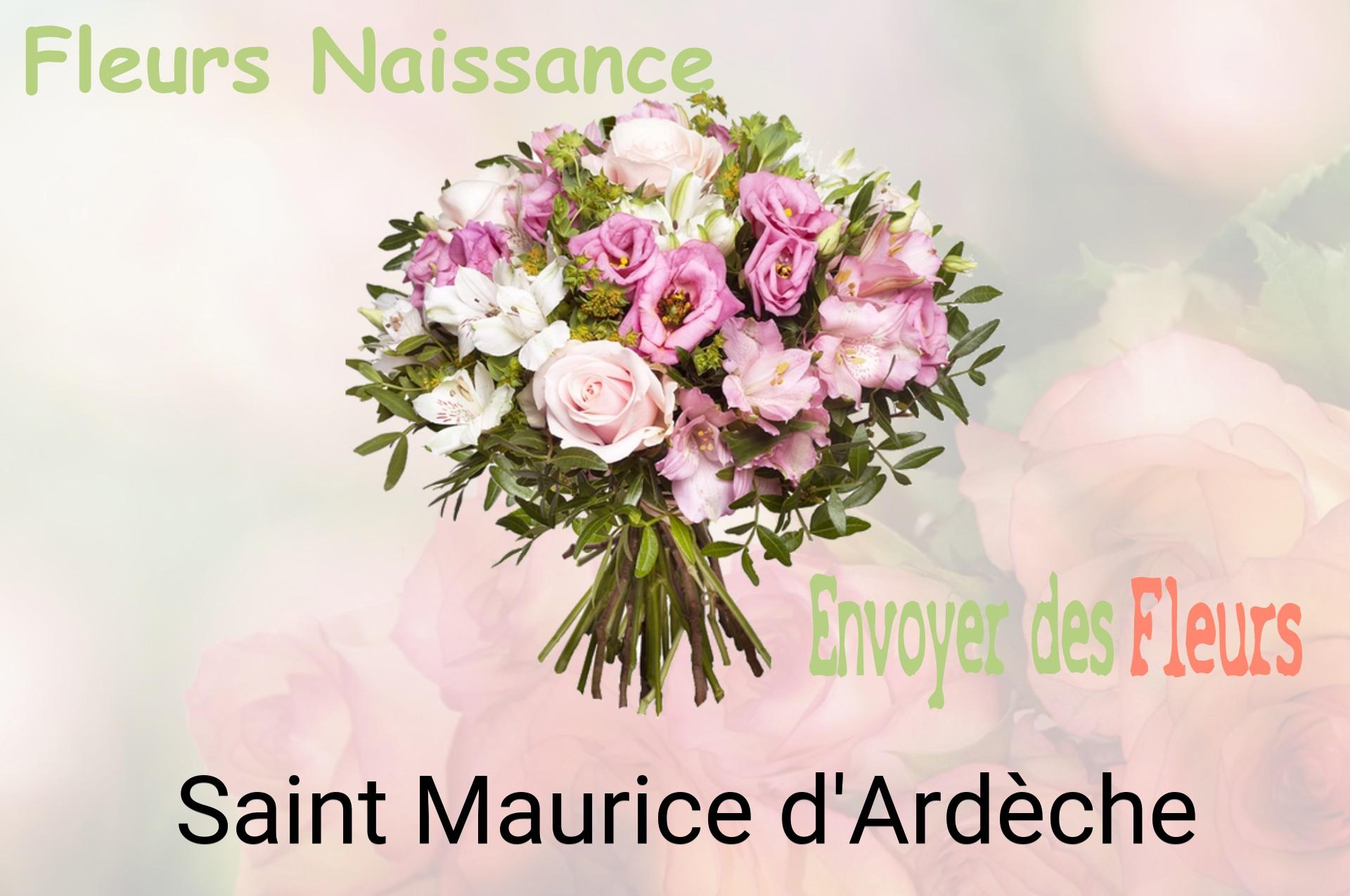 Bouquet de fleurs de naissance livré à Saint-Maurice-d'Ardèche