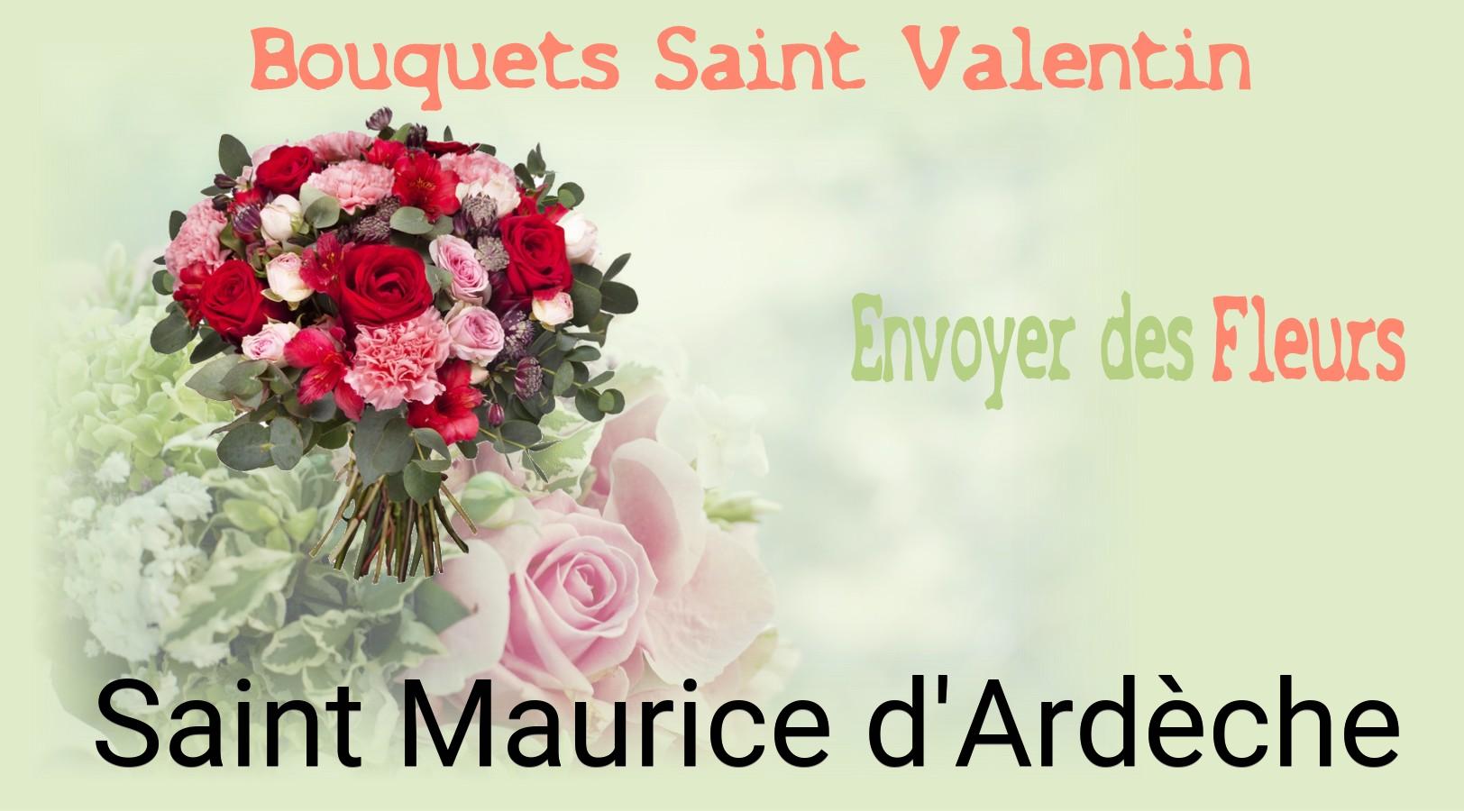 Roses de Saint-Valentin livrées à Saint-Maurice-d'Ardèche